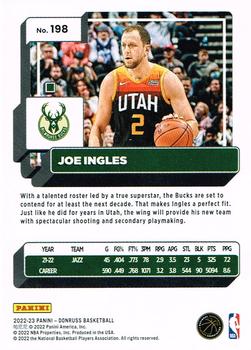2022-23 Panini Donruss Joe Ingles #198 Milwaukee Bucks