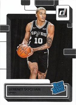 2022-23 Panini Donruss Jeremy Sochan Rookie 209 San Antonio Spurs