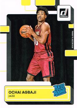 2022-23 Panini Donruss Ochai Agbaji Rookie 214 Utah Jazz