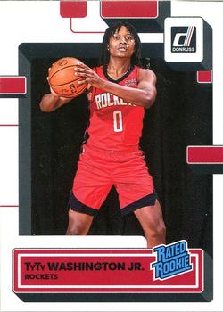 2022-23 Panini Donruss TyTy Washington Jr. Rookie 229 Houston Rockets