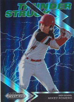 2022 Panini Prizm Draft Pick Mikey Romero Thunderstruck #TH-MR High School