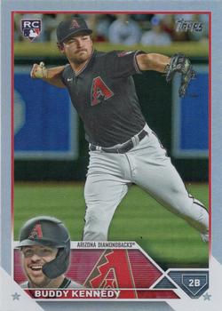 2023 Topps Holo Refractor Buddy Kennedy Rookie #135 Arizona Diamondbacks