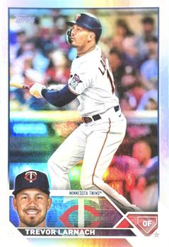 2023 Topps Holo Refractor Trevor Larnach #201 Minnesota Twins