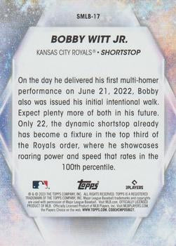 2023 Topps Stars of MLB Bobby Witt Jr. #SMLB-17 Kansas City Royals