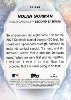 2023 Topps Stars of MLB Nolan Gorman #SMLB-23 St. Louis Cardinals
