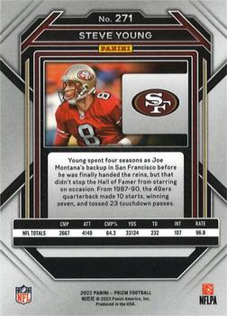 2022 Panini Select Steve Young #271 San Francisco 49ers