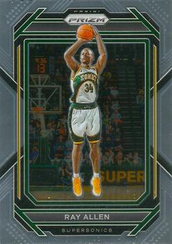 2022-23 Panini Prizm Silver Ray Allen #278 Seattle Supersonics
