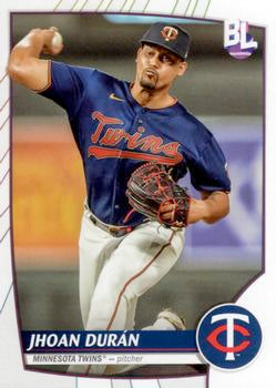 2023 Topps Big League Jhoan DurÃ¡n #33 Minnesota Twins