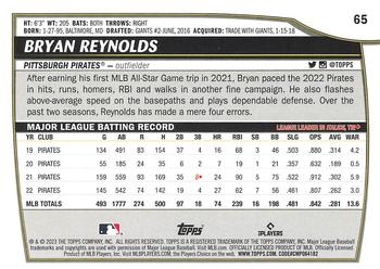 2023 Topps Big League Bryan Reynolds #65 Pittsburgh Pirates