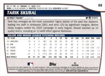 2023 Topps Big League Tarik Skubal #88 Detroit Tigers