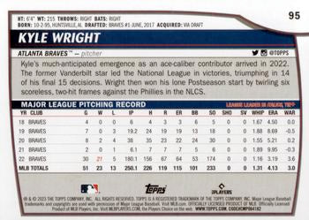 2023 Topps Big League Kyle Wright #95 Atlanta Braves