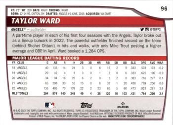 2023 Topps Big League Taylor Ward #96 Los Angeles Angels