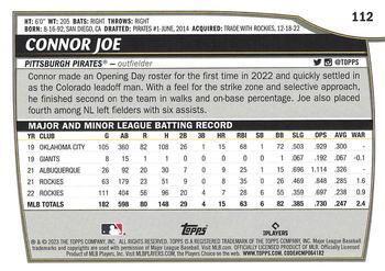 2023 Topps Big League Connor Joe #112 Pittsburgh Pirates