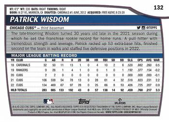2023 Topps Big League Patrick Wisdom #132 Chicago Cubs