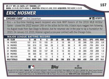 2023 Topps Big League Eric Hosmer #157 Chicago Cubs