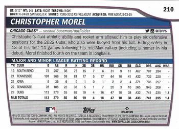 2023 Topps Big League RAINBOW FOIL Christopher Morel Rookie #210 Chicago Cubs