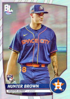 2023 Topps Big League RAINBOW FOIL Hunter Brown Rookie #213 Houston Astros