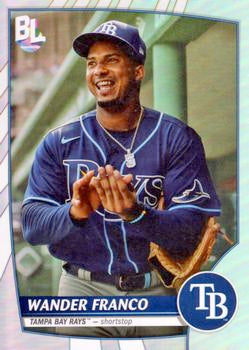 2023 Topps Big League RAINBOW FOIL Wander Franco #225 Tampa Bay Rays