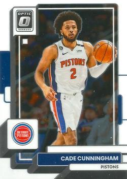 2022-23 Donruss Optic Cade Cunningham Base Holo #92 Detroit Pistons