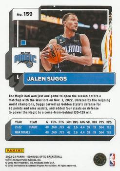2022-23 Panini Donruss Optic Jalen Suggs Holo #159 Orlando Magic