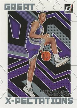 2022-23 Panini Donruss Great X-Pectations Keegan Murray #1 Sacramento Kings