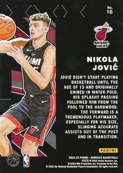 2022-23 Panini Donruss Great X-Pectations Nikola Jovic #16 Miami Heat