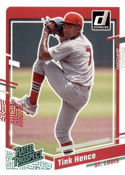 2023 Panini Donruss Rated Prospects Tink Hence #40 St. Louis Cardinals
