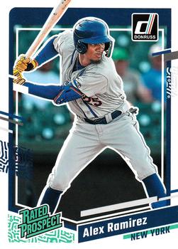 2023 Panini Donruss Rated Prospects Alex Ramirez #49 New York Mets