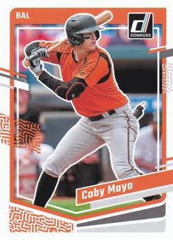 2023 Panini Donruss Coby Mayo #123 Baltimore Orioles