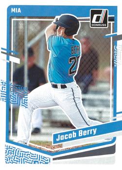 2023 Panini Donruss Jacob Berry #135 Miami Marlins