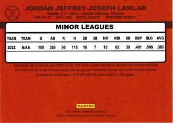 2023 Panini Donruss Retro 1990 Jordan Lawlar #244 Arizona Diamondbacks
