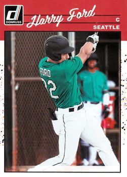 2023 Panini Donruss Retro 1990 Harry Ford #255 Seattle Mariners