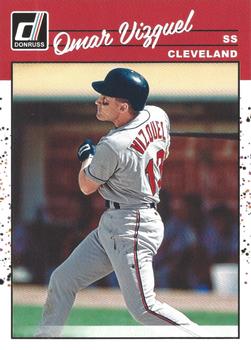 2023 Panini Donruss Retro 1990 Omar Vizquel #269 Cleveland Indians