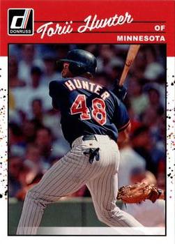 2023 Panini Donruss Retro 1990 Torii Hunter #272 Minnesota Twins