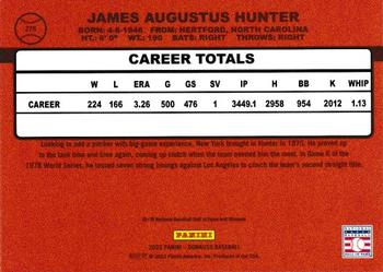 2023 Panini Donruss Retro 1990 Catfish Hunter #275 New York Yankees
