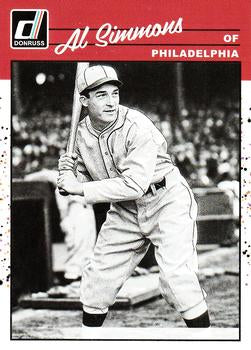 2023 Panini Donruss Retro 1990 Al Simmons #281 Philadelphia Athletics