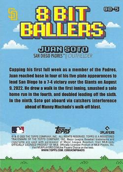 2023 Topps Big League 8 BIT BALLERS Juan Soto #8B-5 San Diego Padres J44