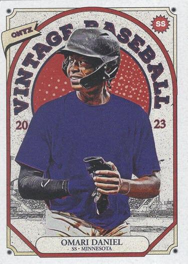 2023 Onyx Vintage #OVOD - Omari Daniel - Minnesota Twins