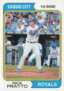 2023 Topps Heritage Nick Pratto RC #94 Kansas City Royals