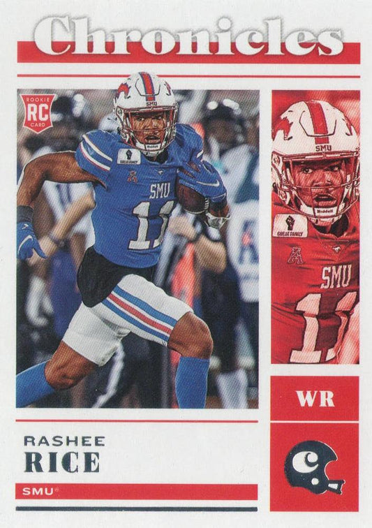 2023 Panini Chronicles Draft Picks #15 - Rashee Rice - SMU Mustangs