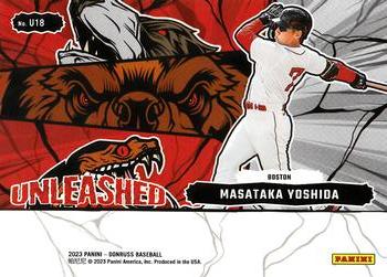 2023 Donruss Unleash Vector Masataka Yoshida #18 Boston Red Sox