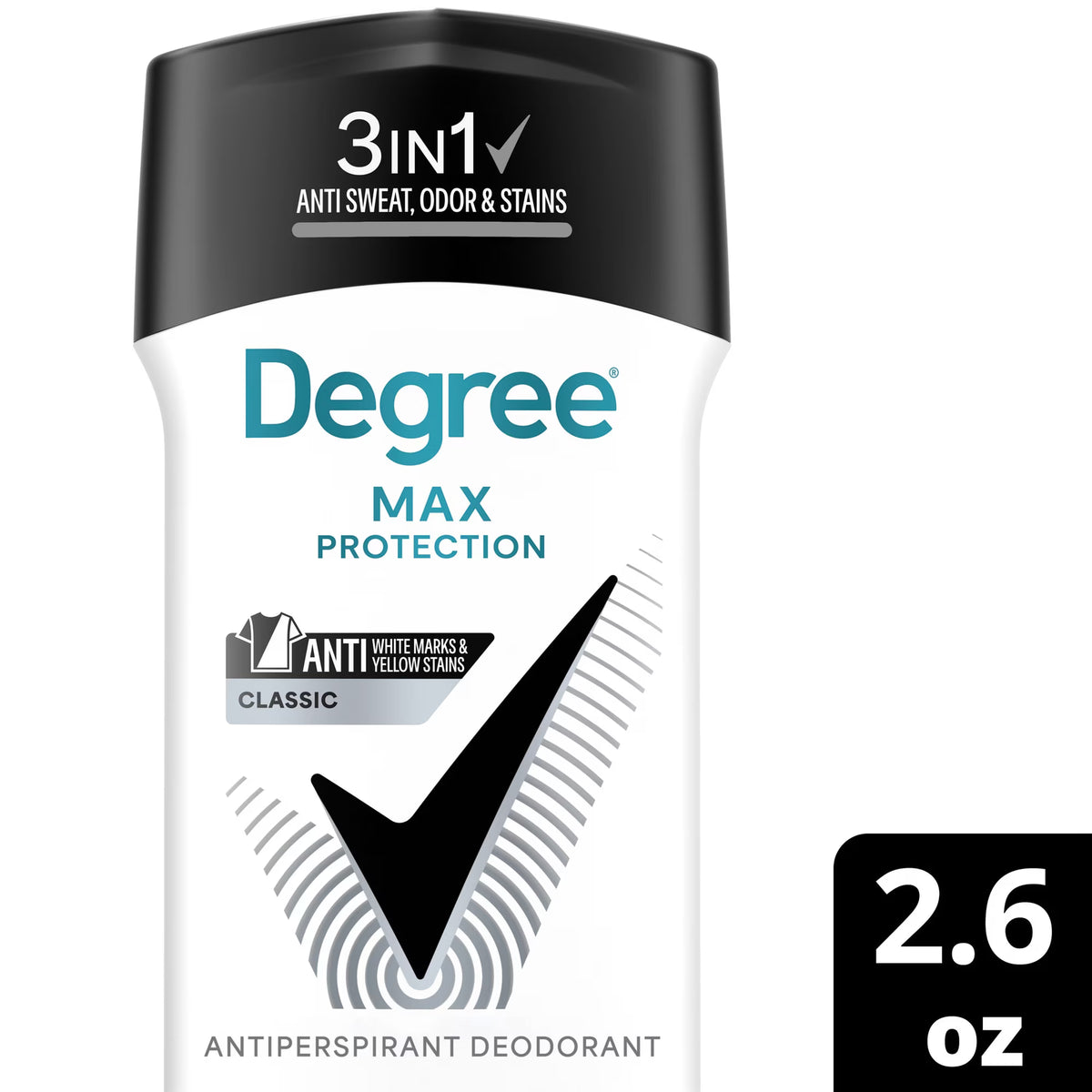 Degree Men Max Protection Antiperspirant Deodorant - 4-Pack, Open Outer Pack