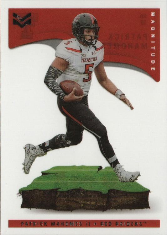 2023 Panini Chronicles Magnitude Draft Pick #16 Patrick Mahomes II - Texas Tech Red Raiders