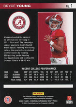 Load image into Gallery viewer, 2023 Panini Chronicles Pinnacle Draft Picks #1 Bryce Young - Alabama Crimson Tide
