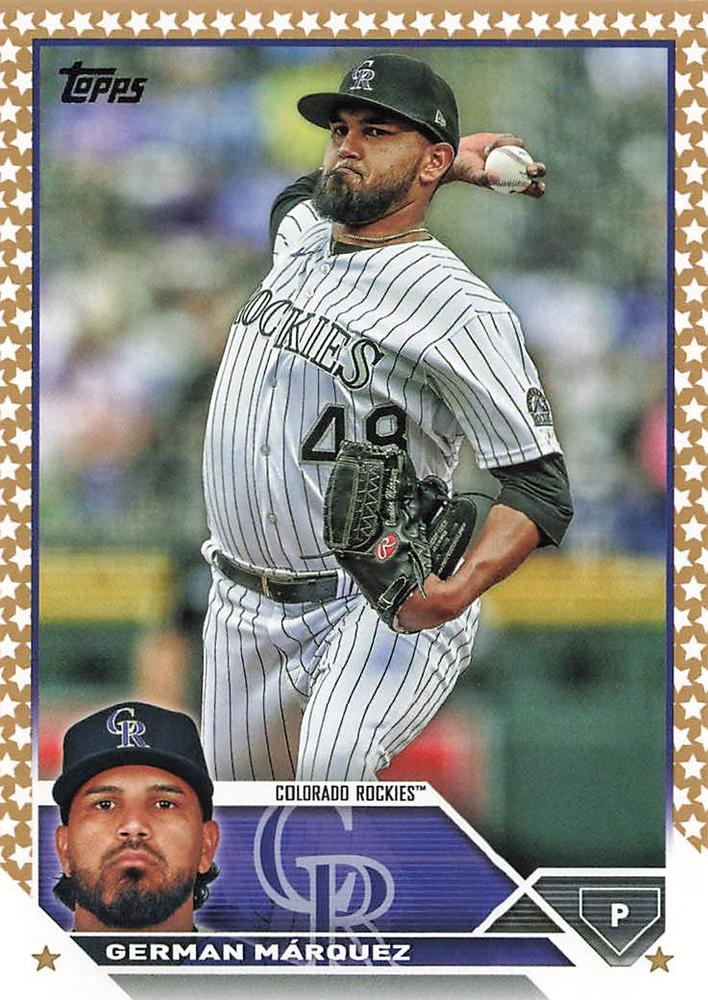 2023 Topps Gold Star Baseball Cards #308-357 Choose Yours