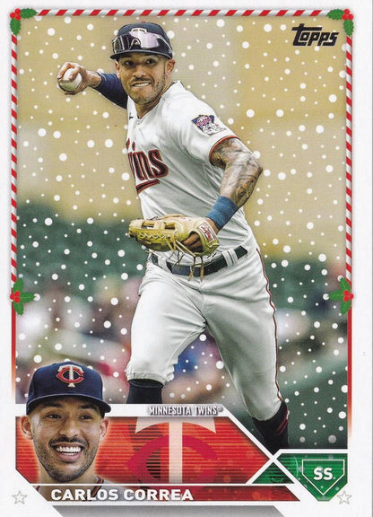 2023 Topps Holiday Baseball Cards #1-50 - Choose Yours