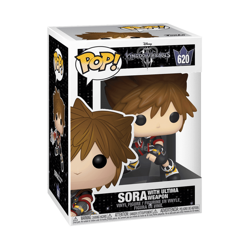 Funko Pop! Kingdom Hearts III Sora with Ultima Weapon #620 Vinyl Figure - Box Wear