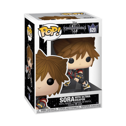 Funko Pop! Kingdom Hearts III Sora with Ultima Weapon #620 Vinyl Figure - Box Wear