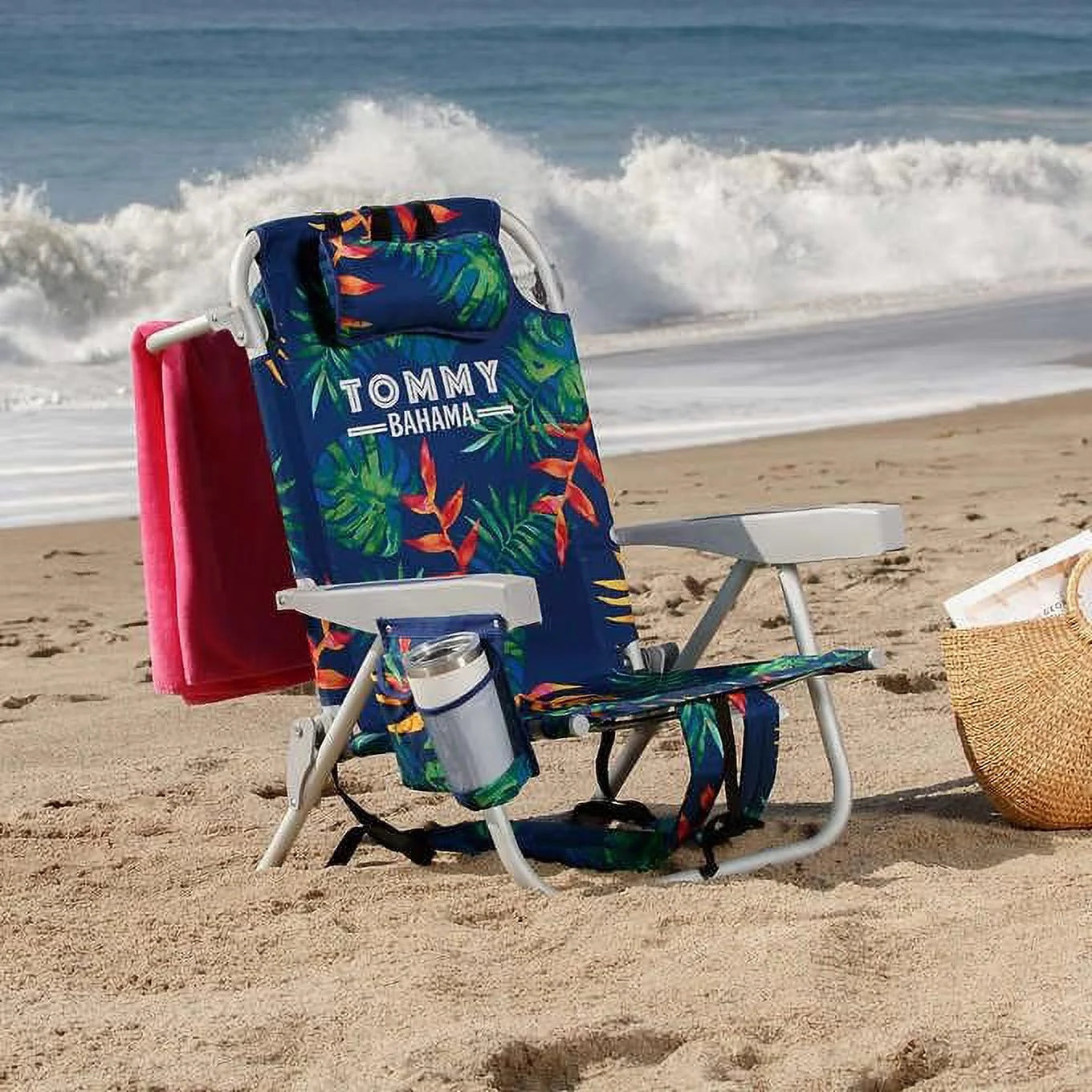 Tommy Bahama Beach Chair 2-pack Green Leaves
