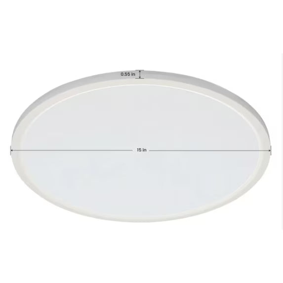 Feit Electric 15” Round Ceiling Fixture with Night Light